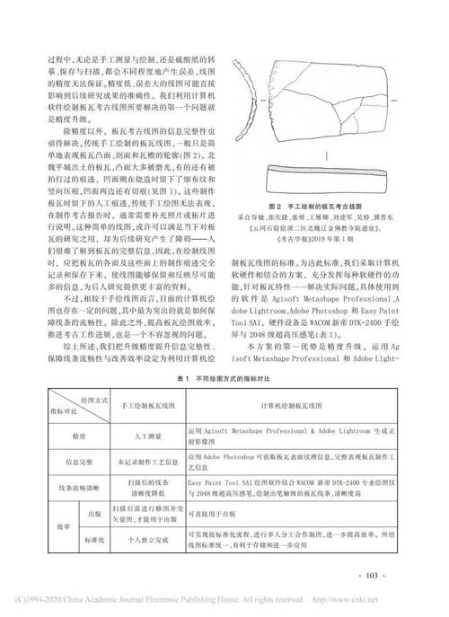 數(shù)字化考古繪圖新探索 利用計算機軟件高效繪制北魏平城板瓦線圖的方法論與實踐